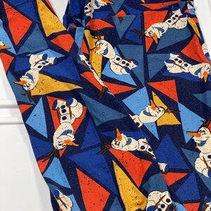 Disney Olaf Leggings - Blue, Red, Yellow LulaRoe TC—All LulaRoe Buy 2 get 1 Free